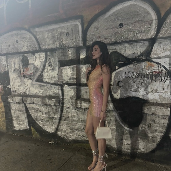 Self-Portrait Multicolor Rhinestone Mini - Picture 4 of 7